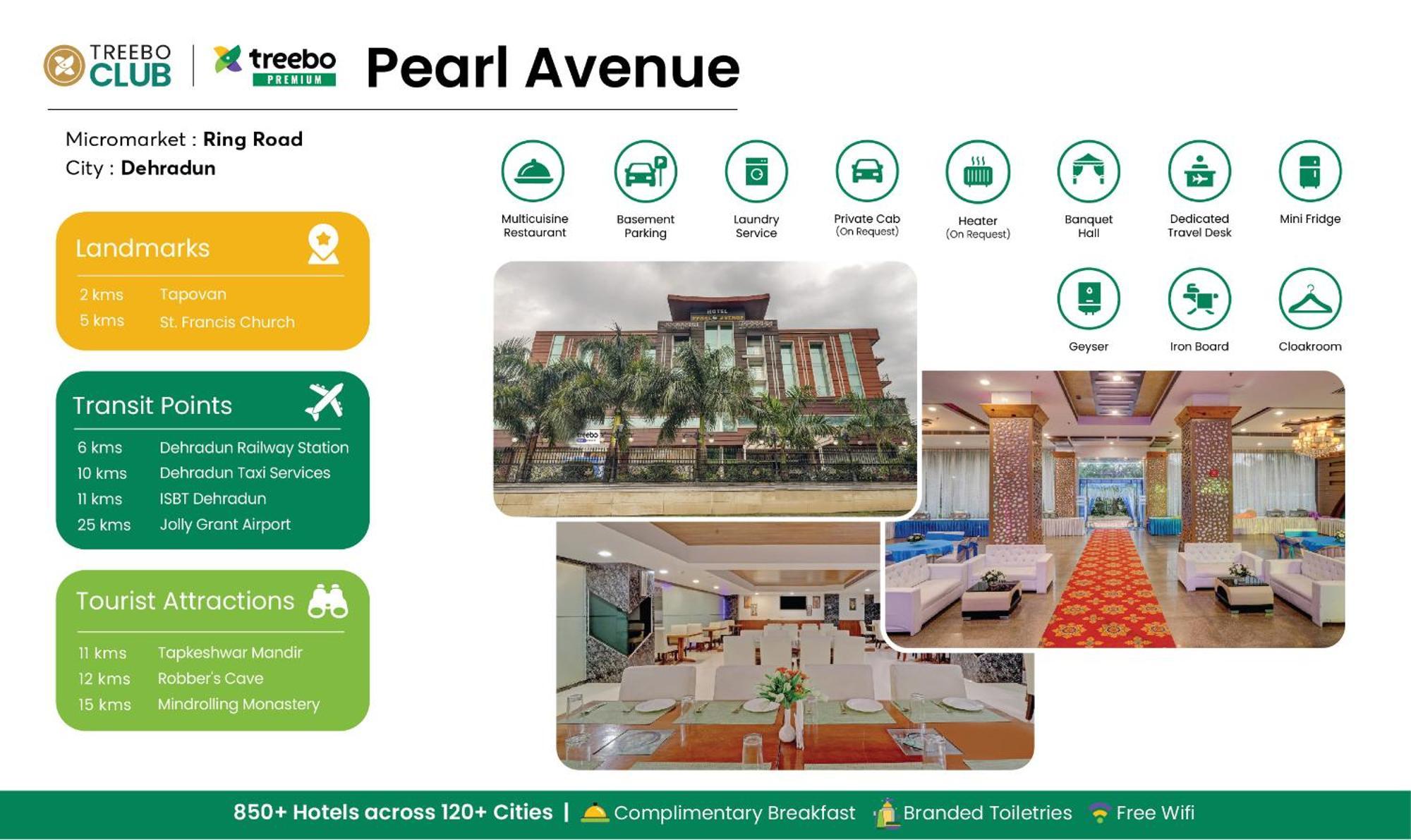 Treebo Premium Pearl Avenue, Ring Road Hotel Dehradun Bagian luar foto
